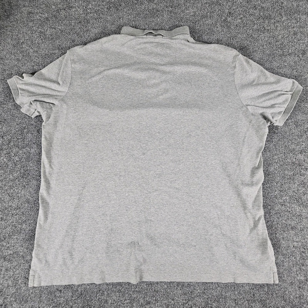 Polo Ralph Lauren Men's Cotton Polo Shirt Size XXL Soft Gray Heather - Picture 9 of 9